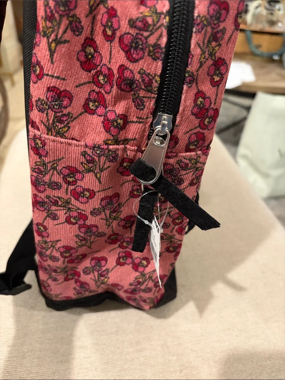 RSQ Floral Channel Cord Backpack/NWT